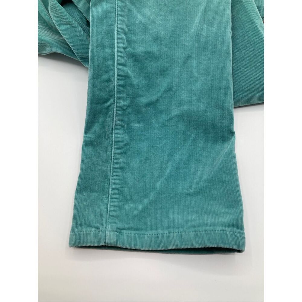 PATAGONIA Teal Green Fitted Corduroy Men’s Skinny Jeans Pants Size 29 Low Waist - Picture 13 of 15